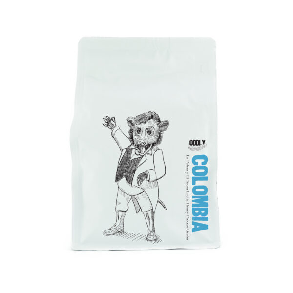 oddly correct coffee bag lactic gesha la palma y el tucan